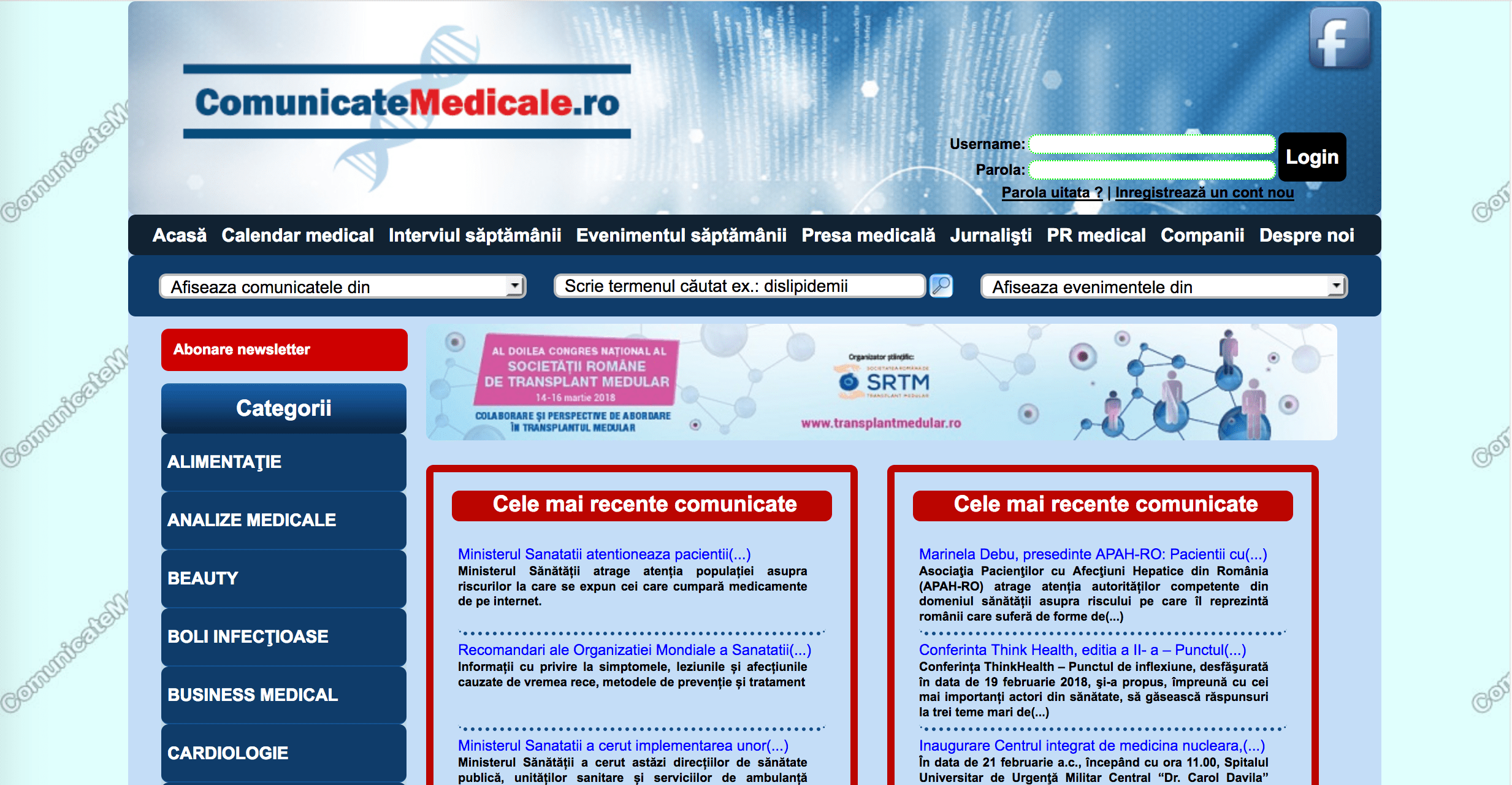 ComunicateMedicale.ro